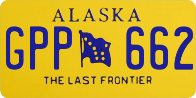 AK license plate GPP662
