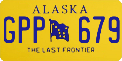AK license plate GPP679