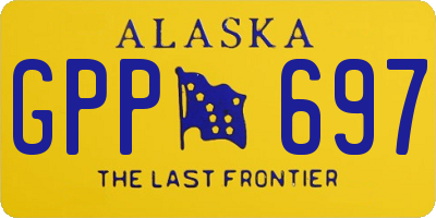 AK license plate GPP697