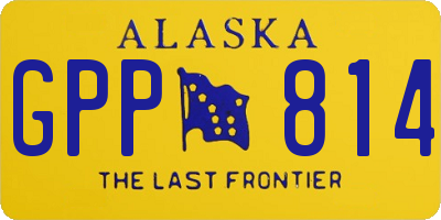 AK license plate GPP814