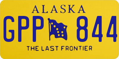 AK license plate GPP844