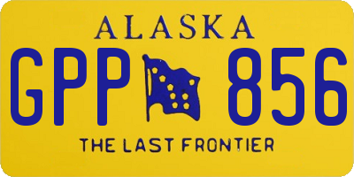 AK license plate GPP856