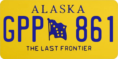 AK license plate GPP861
