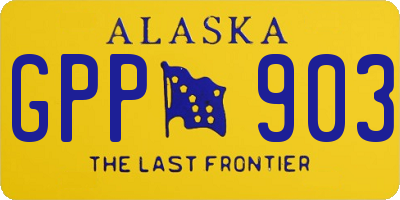 AK license plate GPP903