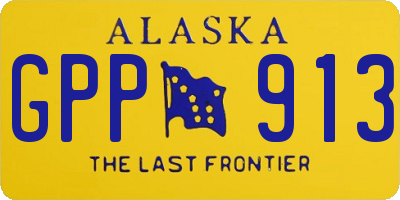 AK license plate GPP913