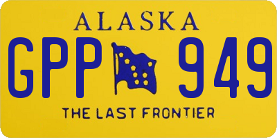 AK license plate GPP949