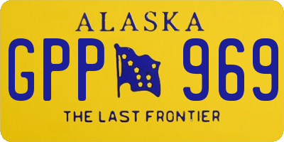 AK license plate GPP969