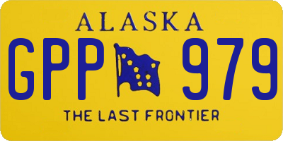 AK license plate GPP979