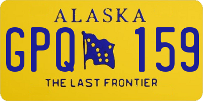 AK license plate GPQ159