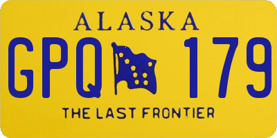 AK license plate GPQ179