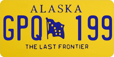 AK license plate GPQ199