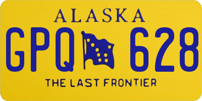 AK license plate GPQ628