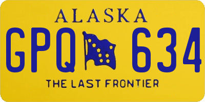 AK license plate GPQ634