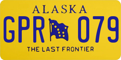 AK license plate GPR079