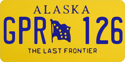 AK license plate GPR126