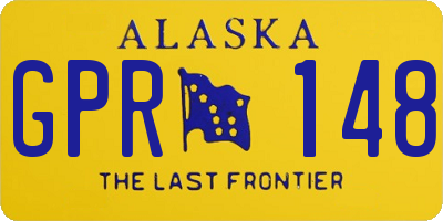 AK license plate GPR148