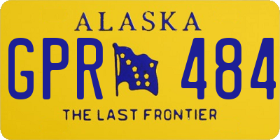 AK license plate GPR484