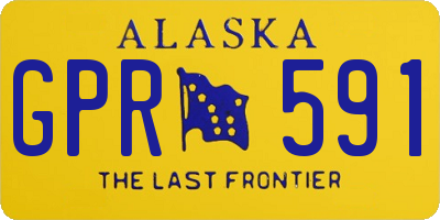 AK license plate GPR591