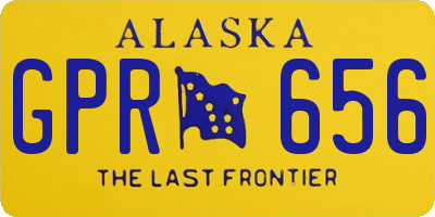 AK license plate GPR656
