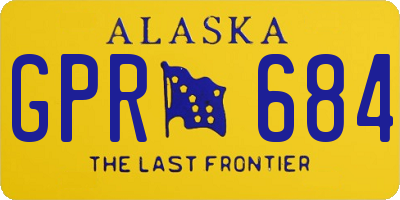 AK license plate GPR684