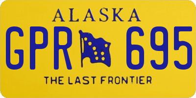 AK license plate GPR695