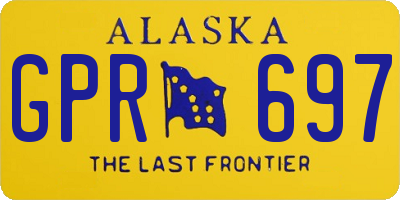 AK license plate GPR697