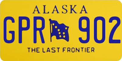 AK license plate GPR902