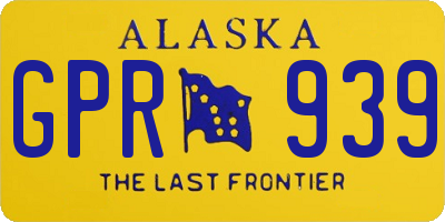 AK license plate GPR939