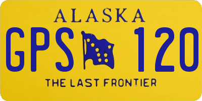 AK license plate GPS120