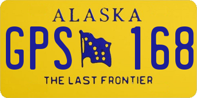 AK license plate GPS168