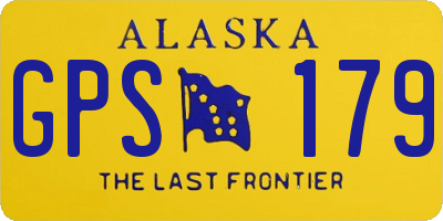 AK license plate GPS179