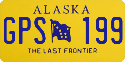 AK license plate GPS199