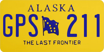 AK license plate GPS211