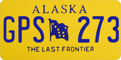 AK license plate GPS273
