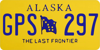 AK license plate GPS297