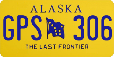 AK license plate GPS306