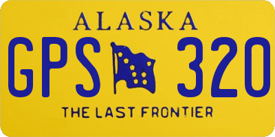 AK license plate GPS320