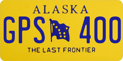 AK license plate GPS400