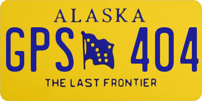 AK license plate GPS404