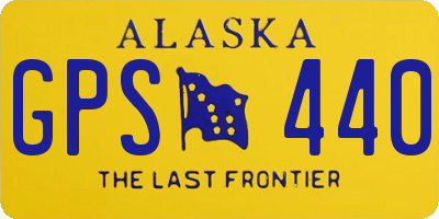 AK license plate GPS440