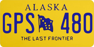 AK license plate GPS480