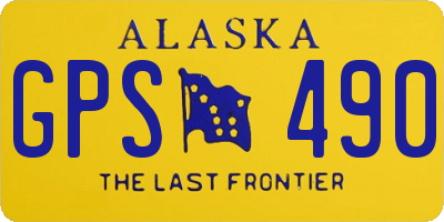 AK license plate GPS490