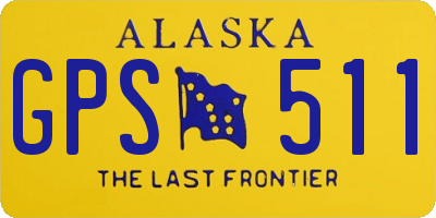 AK license plate GPS511
