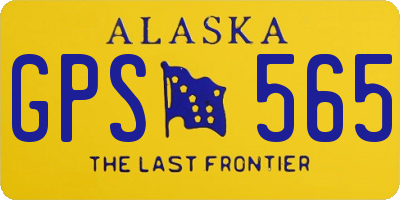 AK license plate GPS565