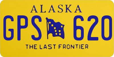 AK license plate GPS620