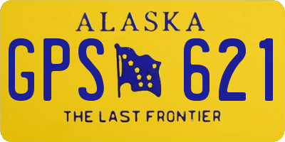 AK license plate GPS621