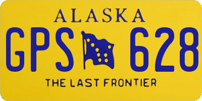 AK license plate GPS628