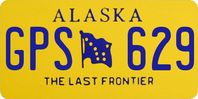AK license plate GPS629