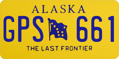 AK license plate GPS661