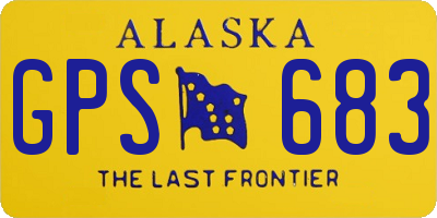 AK license plate GPS683